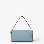 FENDI Baguette® Mercury blue nubuck leather Selleria bag with 612 hand-sewn topstitches - Image 5